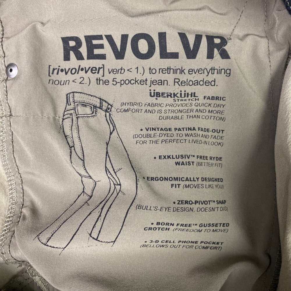 Kuhl Revolvr Pants Men's 38 x 32 Fits 38 x 30 Olive Green Hiking Outdoor - Picture 13 of 16